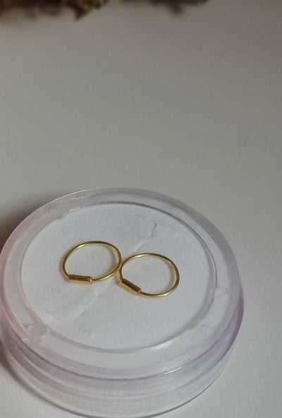 Golden plan Hoop Earrings | Lightweight Multi-Use Daily Wear & Gift Jewelry for Women