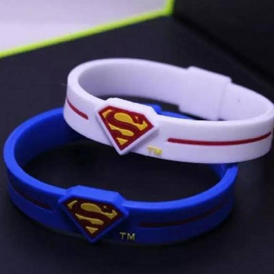 Superman logo Band Best Quality White , Black & Blue For Boys