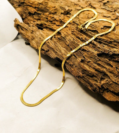GOLDEN High Quality Snake thin neck chain Stainless Steel For girls/ Boys