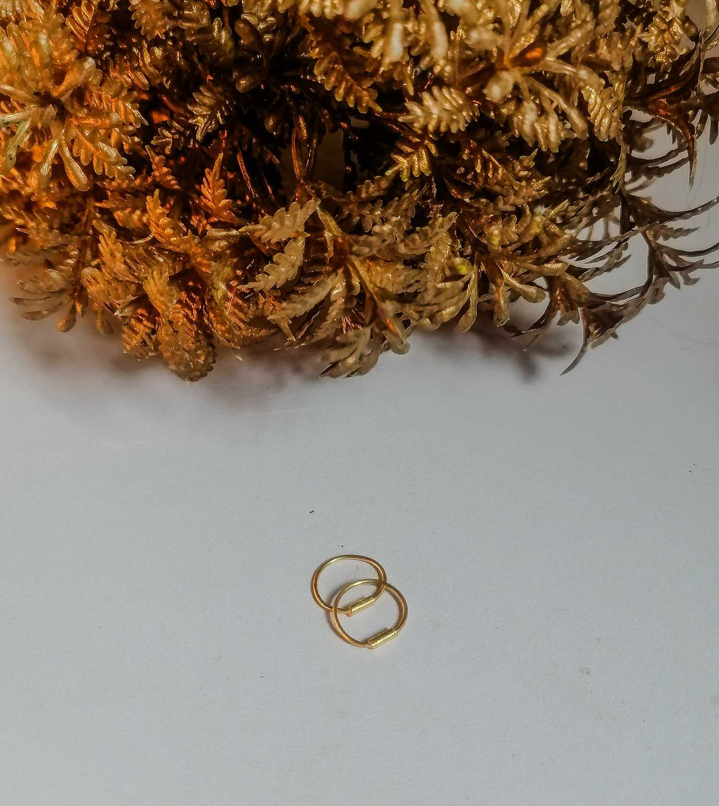 Golden plain Hoop Nose Ring | Multi-Use Lightweight Hoop for Daily Wear & Gift Jewelry