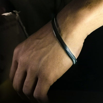 Black Snake Chain Bracelet High Quality Best For Gift