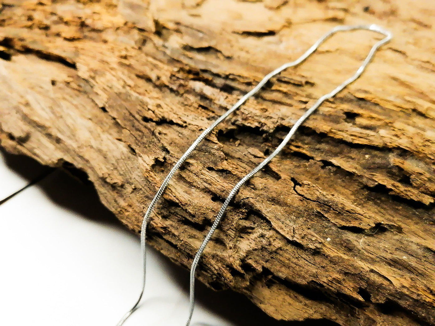 Silver Thin Chain Women & Men Necklace Jewelry Gift