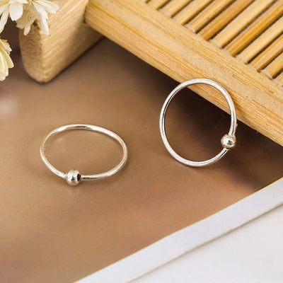 925 Sterling Silver 10MM Huggie Hoop Earrings | Solid Round Plain Piercing Hoops for Men & Women