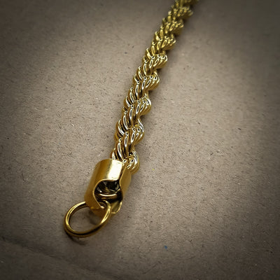 Heavy Stainless Steel Golden Rasa  Bracelet  Set For Mens Gift