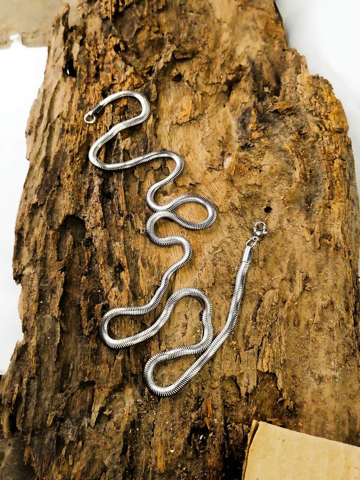 Black Silver and Golden High Quality Snake neck chain Stainless Steel For Daily Wear