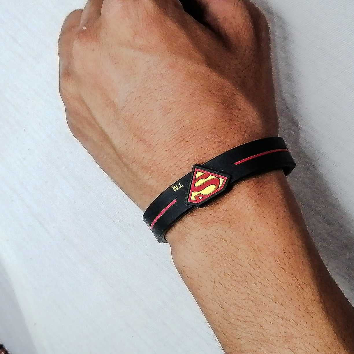 Superman logo Band Best Quality White , Black & Blue For Boys