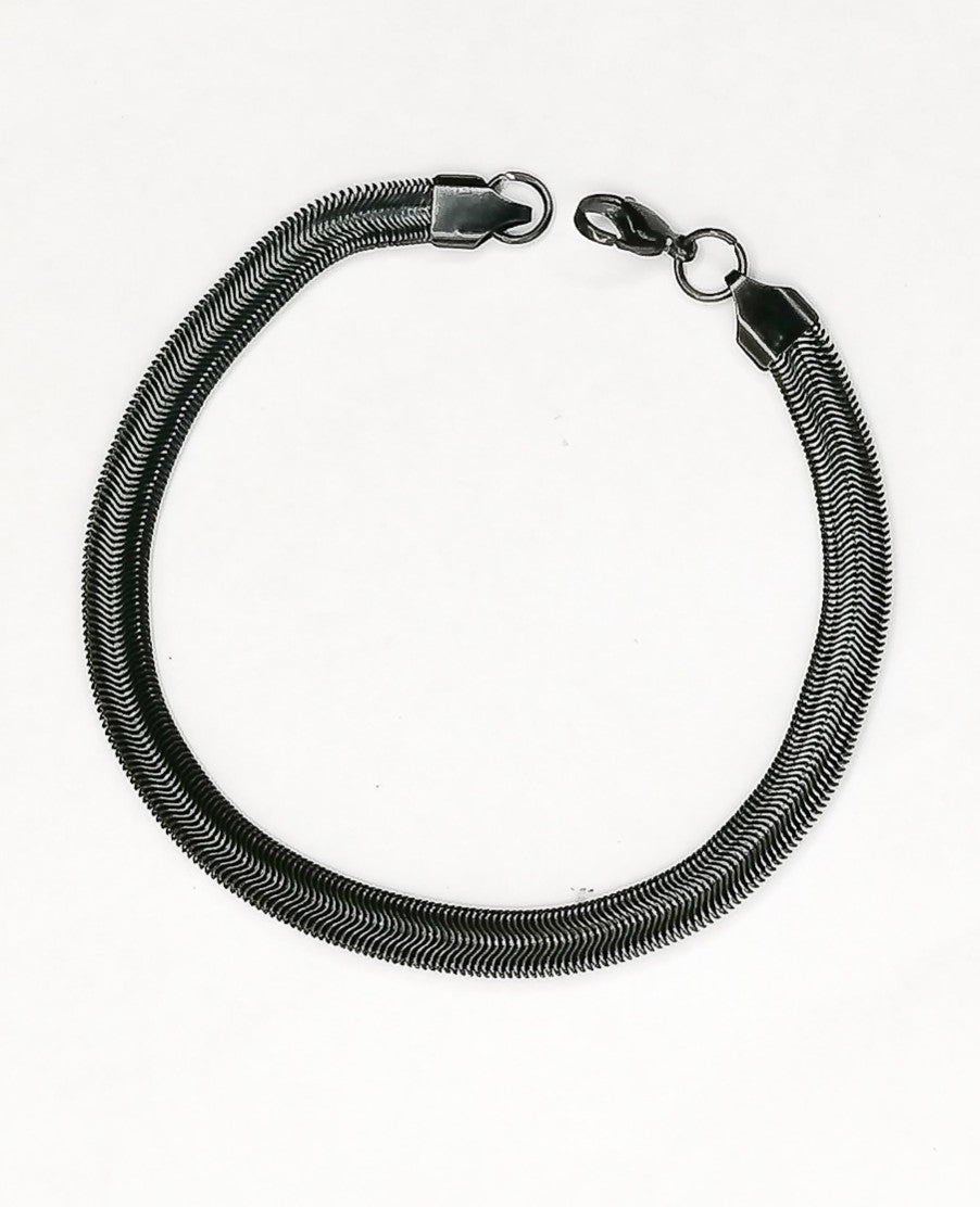 Black Snake Chain Bracelet High Quality Best For Gift