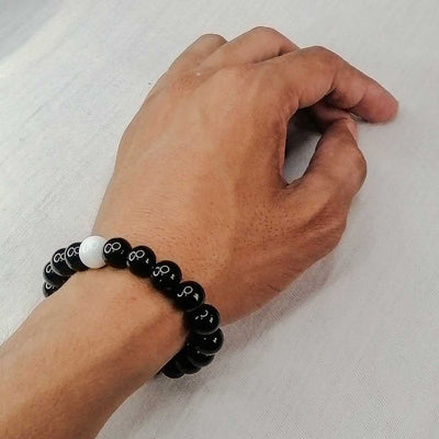Natural Stone Couple Braslate For Boys And Girls Free Size