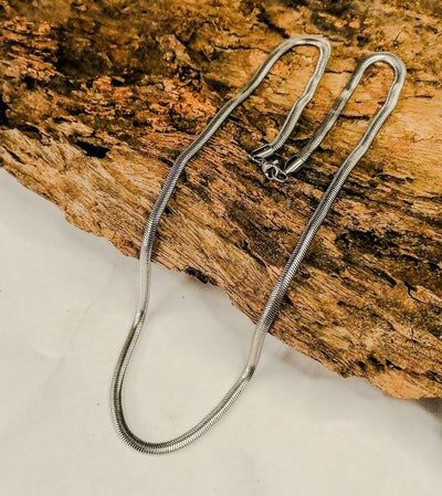 Silver High Quality Snake neck chain Stainless Steel For Daily Wear