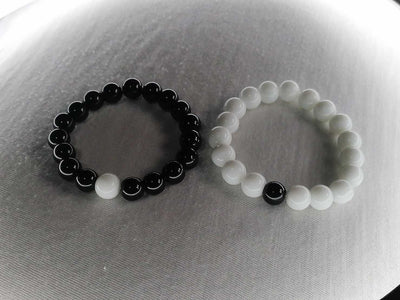 Natural Stone Couple Braslate For Boys And Girls Free Size